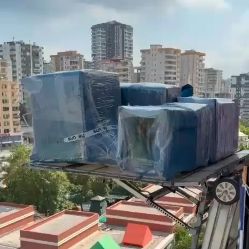 Asansörlü taşıma ve ambalajlama fotoğrafı 12